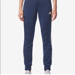 NWT Adidas Women’s Designed 2 Move D2M Cuff Pants, Joggers, Navy/White, XS